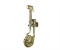 Bronze de Luxe 10235/1 Комплект гигиенического душа с вентилем (на одну воду)  пружинным шлангом ABS - фото 213933