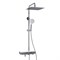 WASSERKRAFT Душевая система-стойка с термостатическим смесителем с изливом, белый / хром A113.118.127.CH Thermo