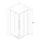 RGW Stilvoll Душевой уголок SV-31G, квадратный, размер 100x100 см, двери раздвижные 32323100-16