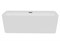 AQUATEK Квадро Ванна акриловая прямоугольная отдельностоящая 1800*800*600 в комплекте со сливом и ножками, цвет белый - фото 219609