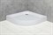 BELBAGNO Душевой поддон полукруглый, размер 95х95 см, высота 15 см, белый TRAY-BB-R-95-550-15-W