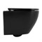 BELBAGNO Colorato Унитаз подвесной безободковый с креплением, чёрный матовый BB062CHR-MB