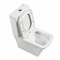 BELBAGNO Marmi Сиденье дюропласт, soft close, металлическое крепление, цвет белый BB052SC