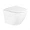 BELBAGNO Uno Унитаз подвесной безободковый c креплением и сиденьем дюропласт soft close, цвет белый BB3105CHR/SC