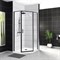 BELBAGNO Uno-195 Душевой уголок пятиугольный, размер 100х100 см, двери распашные, стекло 5 мм UNO-195-P-1-100-C-NERO - фото 223958 BELBAGNO Uno-195 Душевой уголок пятиугольный, размер 100х100 см, двери распашные, стекло 5 мм UNO-195-P-1-100-C-NERO - фото 223958