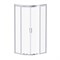 DAMIXA Skyline Душевое ограждение 90х90 см, без поддона, цвет Профиль хром матовый / Стекло прозрачное DX35WG-301-090MT
