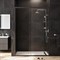 AM.PM W90G-140-1-195BT Gem Solo Дверь душевая 140х195, стекло прозрачное, профиль черный матовый W90G-140-1-195BT