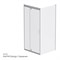 AM.PM W90G-404-090MT Душевое ограждение Gem Sqare Pivot 90x90 стекло прозрачное, профиль матовый хром W90G-404-090MT