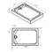 AM.PM W90T-404-12090W Gem Square 120x90 поддон с сифоном W90T-404-12090W