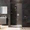 AM.PM W90G-100-1-195BM Gem Solo Дверь душевая 100х195, стекло матовыйовое, профиль черный матовый W90G-100-1-195BM