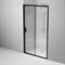 AM.PM W90G-110-1-195BM Gem Solo Дверь душевая 110х195, стекло матовыйовое, профиль черный матовый W90G-110-1-195BM
