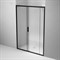 AM.PM W90G-140-1-195BM Gem Solo Дверь душевая 140х195, стекло матовыйовое, профиль черный матовый W90G-140-1-195BM