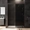 AM.PM W90G-140-1-195BG Gem Solo Дверь душевая 140х195, стекло тонированное, профиль черный матовый W90G-140-1-195BG