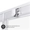 AM.PM W90G-404-120280-MT Gem Twin Slide 120x80. Душевое ограждение,120x80, профиль матовый хром, стекло прозра W90G-404-120280-MT
