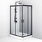 AM.PM W90G-404-120290-BT Gem Twin Slide 120x90. Душевое ограждение,120x90, профиль черный матовый., стекло прозрачное W90G-404-120290-BT