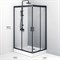AM.PM W90G-404-120290-BT Gem Twin Slide 120x90. Душевое ограждение,120x90, профиль черный матовый., стекло прозрачное W90G-404-120290-BT