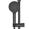 AM.PM F0180022 Like,  душ.комплект: ручн.душ 3 ф-ции d 120 мм, штанга 700, шланг 1 750 мм, черный, шт. F0180022
