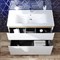 AM.PM M85AFSX1002WG X-Joy, База под раковину, напольная, 100 см, 2 ящика, белый глянец - фото 227522