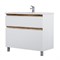 AM.PM M85AFSX1002WG X-Joy, База под раковину, напольная, 100 см, 2 ящика, белый глянец M85AFSX1002WG