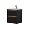 AM.PM M85AFHX0552BM X-Joy, База под раковину, подвесная, 55 см, 2 ящика, черный матовый M85AFHX0552BM