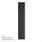 AM.PM M90CHR0306BM GEM, шкаф-колонна, подвесной, правый, 30 см, двери, push-to-open, цвет: черный матовый M90CHR0306BM