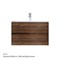 AM.PM M30FHX0802NF Sensation, База под раковину, подвесная, 80 см, ящики, орех, текстурированная, шт M30FHX0802NF