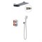 VINCEA Душевой комплект VSFW-103TCH термостатический встраиваемый, двухрежимный, хром VSFW-103TCH