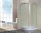 NIAGARA Eco Душевой уголок 1/4 круга, размер 80х80 см, профиль - хром матовый / стекло - матовое, двери раздвижные, поддон 13 см, стекло 4 мм 31422