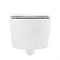 CEZARES Molveno Чаша подвесного безободкового унитаза, белый CZR-2468-TH-R