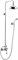 CEZARES Lira-M Душевая стойка со смесителем для верхнего и ручного душа, цвет хром - фото 230094