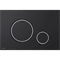 ALCA PLAST Кнопка управления для скрытых систем инсталляции, черный матовый / xром - фото 231959