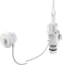 ALCA PLAST Кнопка пневматического смыва на расстоянии – ручное управление, белый, монтаж: в стену - фото 231971