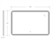 CEZARES Duet Зеркало с лазерной гравировкой, контурной подсветкой и сенсорным выключателем, 12V, 220-240V, 1200x800x30 CZR-SPC-DUET-1200-800-LED-TCH