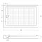 CEZARES Акриловый поддон TRAY-A-AH-140/90-15-W прямоугольный, размер 140х90 см, высота 15 см, цвет белый TRAY-A-AH-140/90-15-W