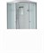TIMO Standart Душевая кабина четверть круга, размер 90х90 см, профиль - матовый / стекло - матовое, двери раздвижные - фото 237956