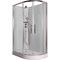 TIMO Premium Душевая кабина прямоугольная-асимметричная, размер 120х80 см, профиль - хром / стекло - прозрачное, двери раздвижные ILMA902L