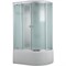 TIMO Comfort Душевая кабина прямоугольная-асимметричная, размер 120х85 см, профиль - хром / стекло - матовое, двери раздвижные T-8820LF
