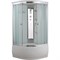 TIMO Comfort Душевая кабина четверть круга, размер 90х90 см, профиль - хром / стекло - матовое, двери раздвижные T-8890F