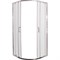 TIMO Altti Душевой уголок четверть круга, размер 100х100 см, профиль - хром / стекло - прозрачное, двери раздвижные ALTTI-601C