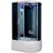 TIMO Standart Душевая кабина прямоугольная-асимметричная, размер 120х85 см, профиль - матовый / стекло - тонированное, двери раздвижные T-1120L