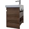 COMFORTY Тумба-умывальник подвесной Осло 60 дуб тёмно-коричневый с раковиной Fest 60 COMFORTY 00-00011149