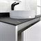 COMFORTY Тумба-умывальник подвесной Марсель-75 белая матовая со столешницей под черный мрамор c раковиной 9110 COMFORTY 00-00012270