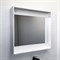 COMFORTY Зеркало-короб Марсель-90 белое матовое с подсветкой - фото 239882