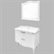 COMFORTY Тумба-умывальник напольный Монако-100 белый глянец с раковиной 3310 COMFORTY 4136346