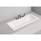 SALINI Orlanda Встраиваемая ванна с прямоугольной чашей, регулируемые ножки, донный клапан "Up&Down" белый, сифон, интегрированный слив-перелив размер 170х80 см, белый матовый 102126M