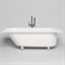 SALINI Ornella Встраиваемая ванна с прямоугольной чашей, регулируемые ножки, донный клапан "Up&Down" белый, сифон, интегрированный слив-перелив размер 170х70 см, белый матовый - фото 242059