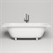 SALINI Ornella Встраиваемая ванна с прямоугольной чашей, регулируемые ножки, донный клапан "Up&Down" белый, сифон, интегрированный слив-перелив размер 170х75 см, белый - фото 242446