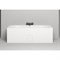 SALINI Ornella Встраиваемая ванна с прямоугольной чашей, регулируемые ножки, донный клапан "Up&Down" белый, сифон, интегрированный слив-перелив размер 180х80 см, белый матовый 103511M