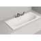 SALINI Ornella Встраиваемая ванна с прямоугольной чашей, регулируемые ножки, донный клапан "Up&Down" белый, сифон, интегрированный слив-перелив размер 190х80 см, белый матовый 103412M
