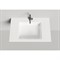 SALINI Onda Раковина столешница ширина 80 см, белый матовый 1402201M